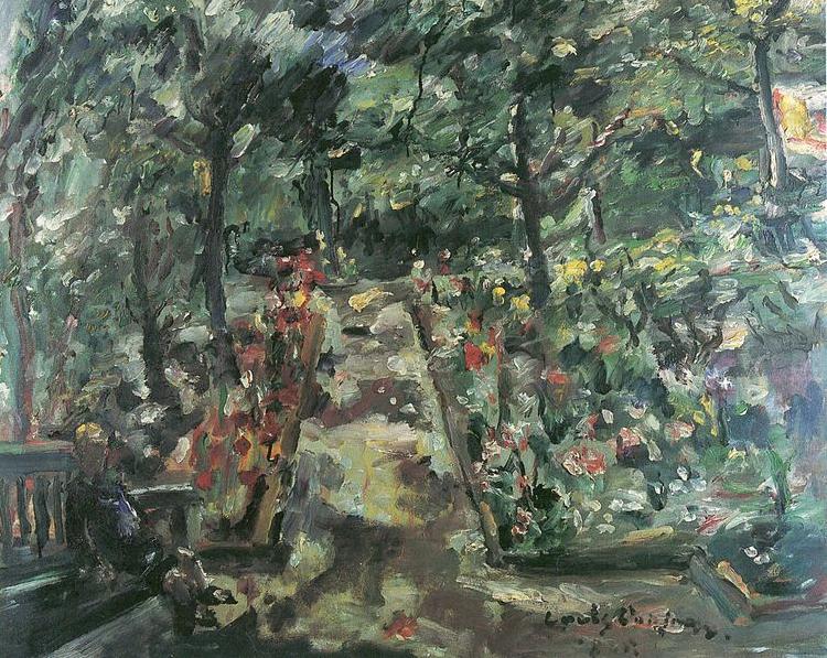 Lovis Corinth Garten in Berlin-Westend china oil painting image